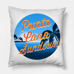 Punta Cana Sundown Pillow