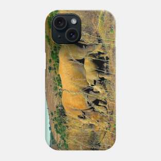 African Wildlife Photography Rhinoceros Reeds Phone Case