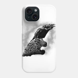 Raven on a Drakkar Phone Case