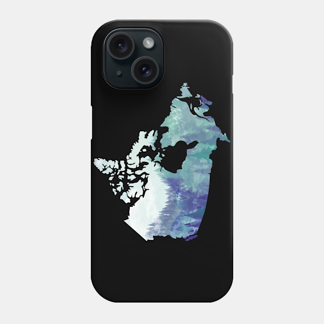 True North Strong and Free Phone Case by imlying