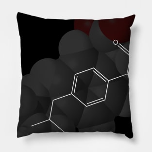 Ibuprofen Molecule Chemistry Pillow