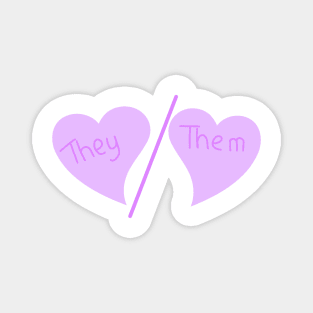 They/Them Pronouns Magnet