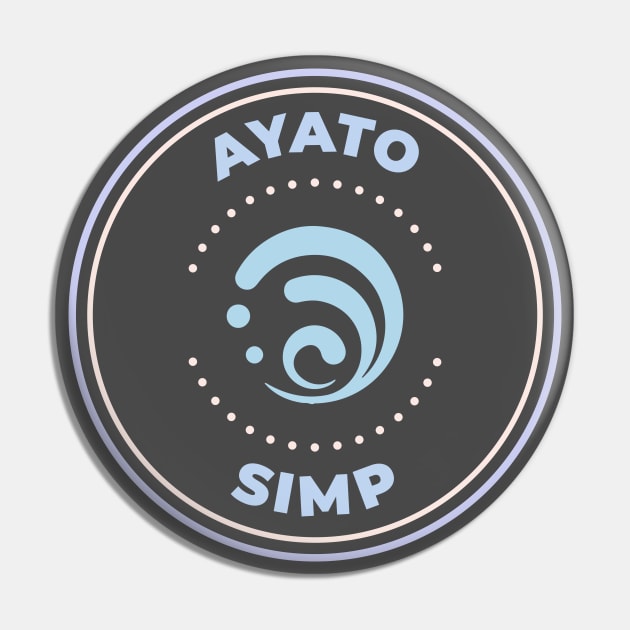 Genshin Impact Ayato simp Pin by Oricca