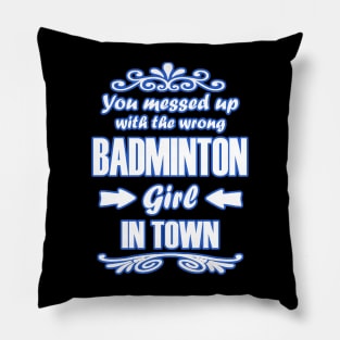 Badminton Girls Women Shuttlecock Racket Net Pillow