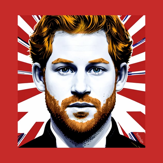 Prince Harry Pop Art by Pickledjo