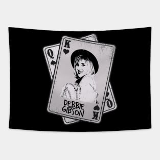 Retro Debbie Gibson Card Style Tapestry