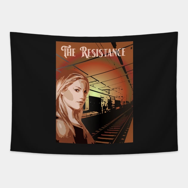 The Resistance - Board Games Design - Movie Poster Style - Board Game Art Tapestry by MeepleDesign