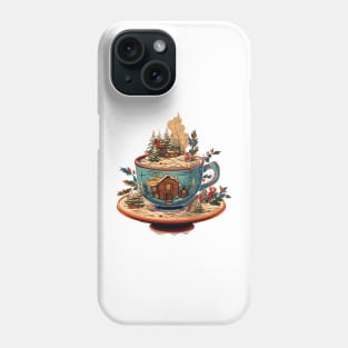 Christmas teacup Phone Case