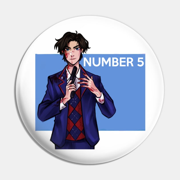 Number 5 Pin by Migl Horcrux