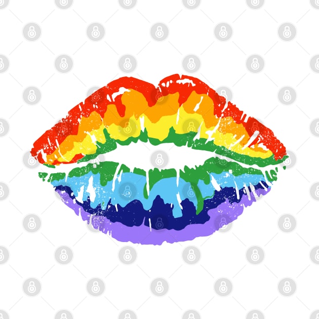 Rainbow Lips by StudioPM71