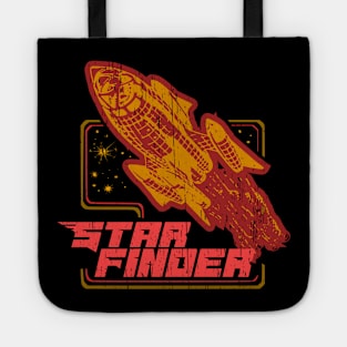 Star Finder vintage spaceship sci fi Tote