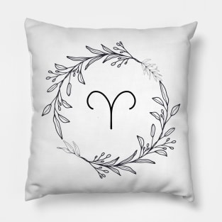 Aries Sign Pillow