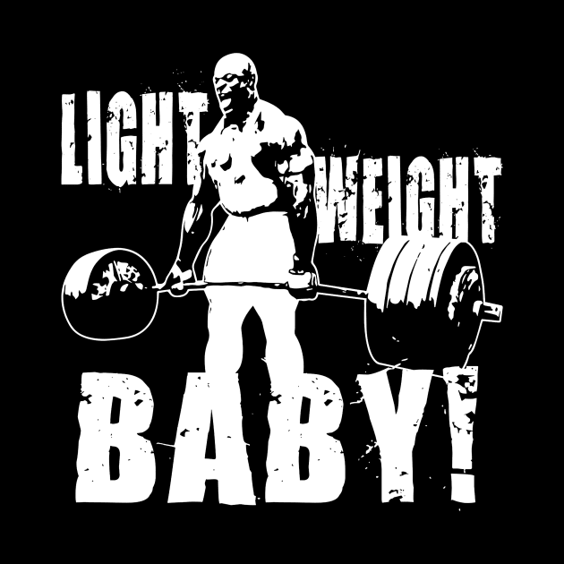 Light Weight Baby Ronnie Coleman Black by Visionary Canvas