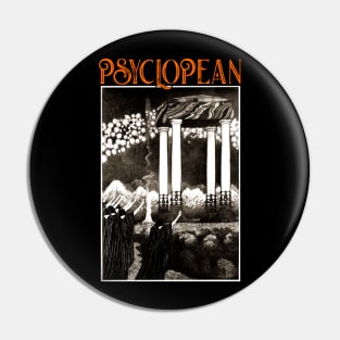 Psyclopean - Lovecraft Fantasy Occult Horror Weird Tales Dungeon Synth Dark Ambient Pin