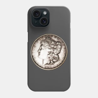 1891 Silver Coin Phone Case