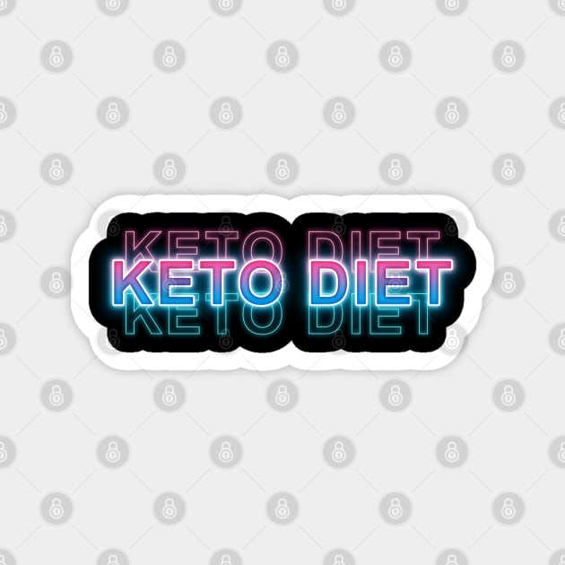 Keto Diet Magnet by Sanzida Design