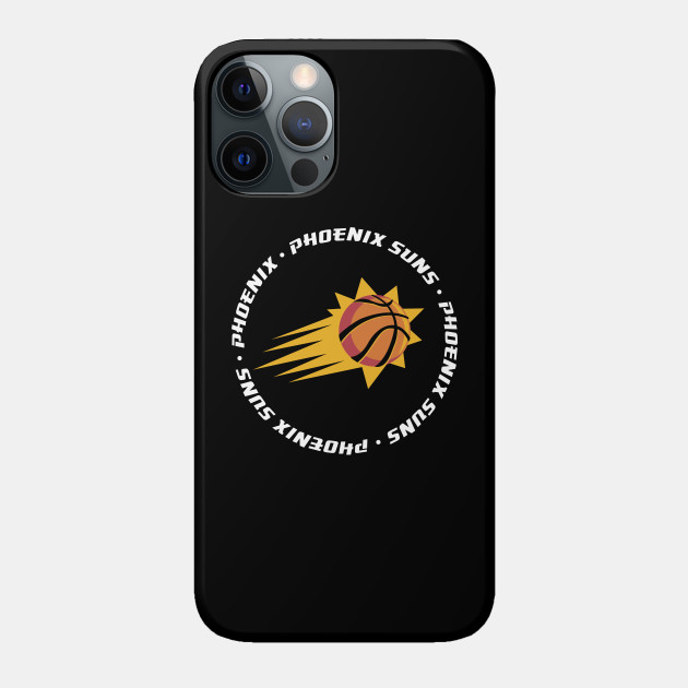 phoenix suns circle black - Phoenix Suns - Phone Case