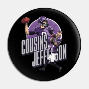 Kirk Cousins & Justin Jefferson Minnesota Connection Pin