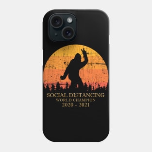 Social Distancing World Champion 2020 - 2021 🥇 ✅ Phone Case