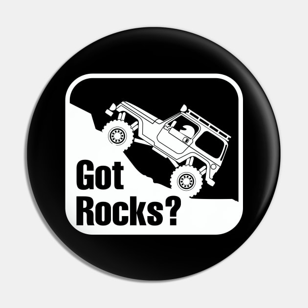 JEEP GOT ROCKS Pin by razrgrfx