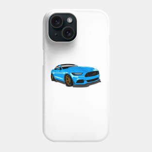 Ford S550 Mustang grabber blue tuned Phone Case