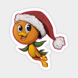 Holiday Orange Bird Magnet