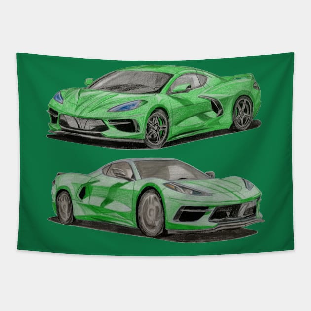 Car Tapestry by An.D.L.