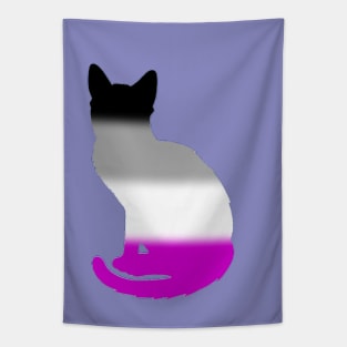 Ace Cat Silhouette Tapestry