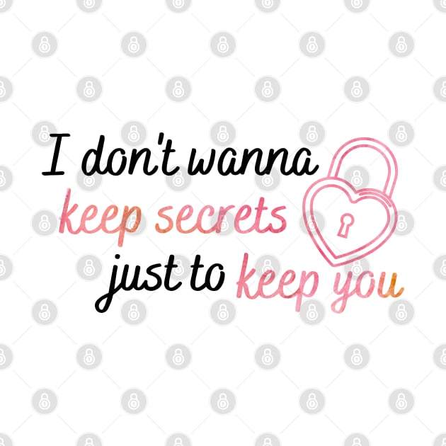 I Don't Wanna Keep Secrets Taylor Swift by Mint-Rose