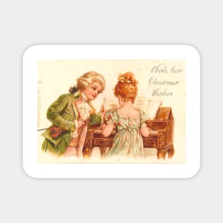 vintage Victorian Christmas Magnet