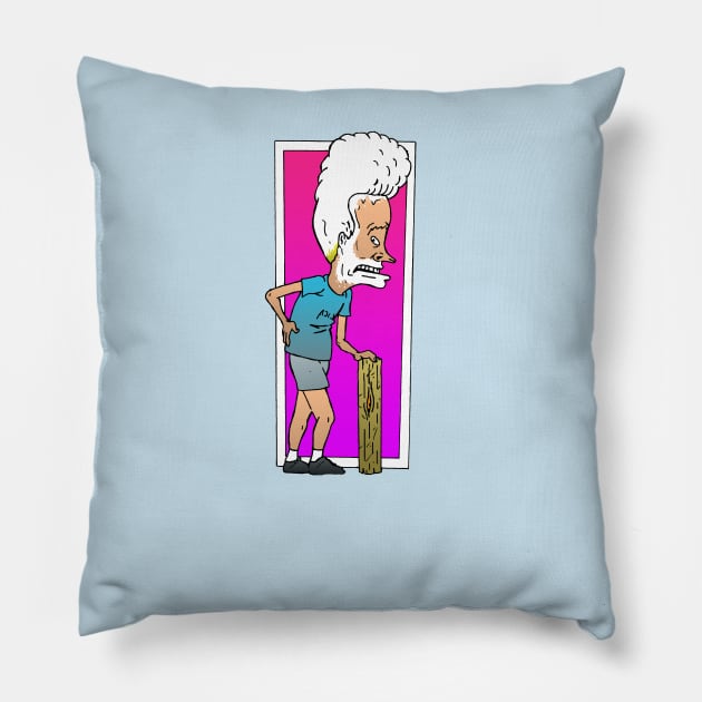 HeH HeH OUCH! Pillow by AustinLBrooksART