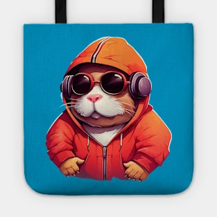 hamster music lover Tote