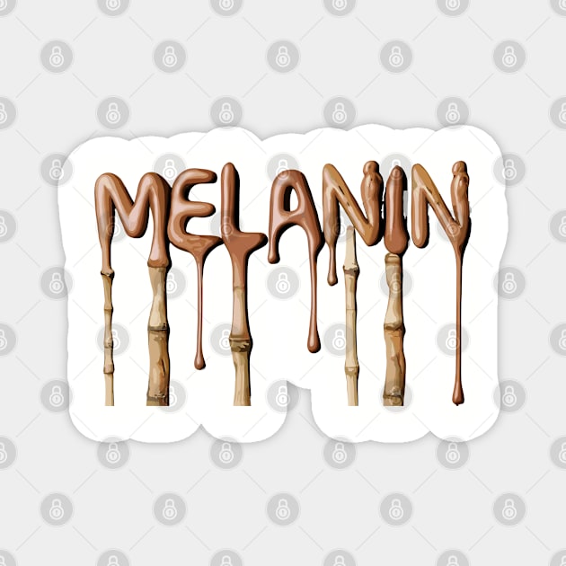 Melanin Drippin' Afrocentric Magnet by Graceful Designs