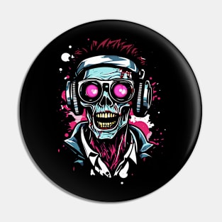 Zombie Pop Art 4 Pin