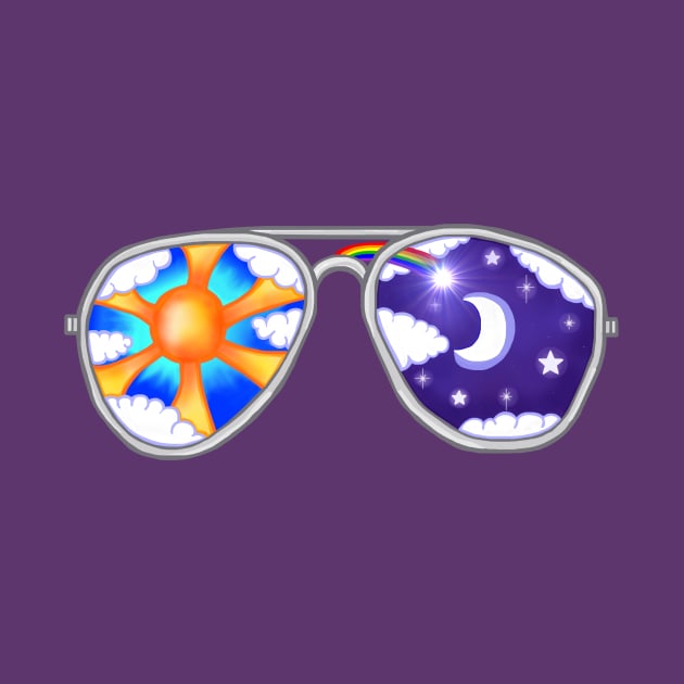 Day and Night Sunglasses by Art by Deborah Camp