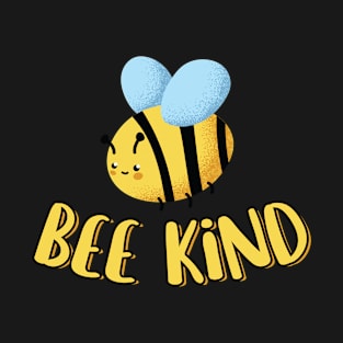Bee Kind Cute Funny Honey Bee Positive Motivational Pun T-Shirt