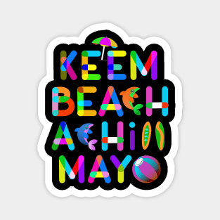 Keem Beach (Back Version) Achill Island County Mayo Ireland Magnet
