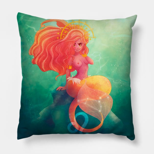 Leo Pillow by lisaspiral