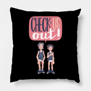 Check us out! Pillow