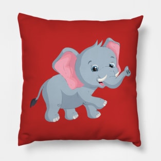 baby elephant desing Pillow