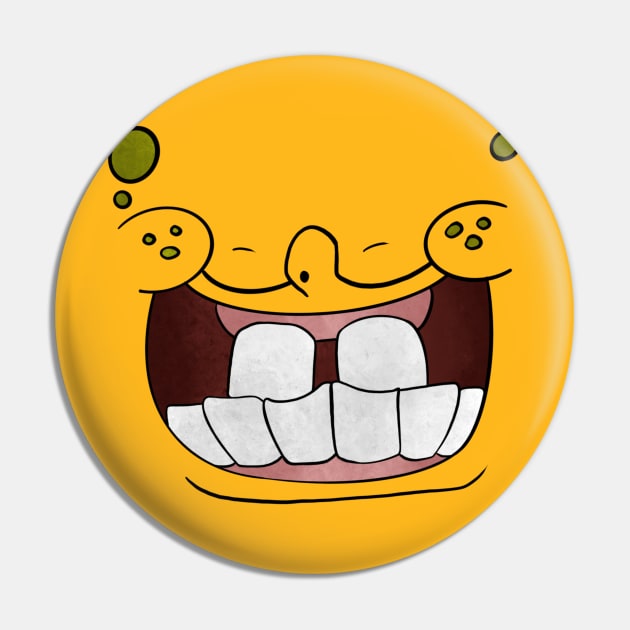 Sponge smile Pin by MiniMao design