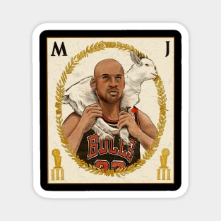 MJ GOAT Magnet