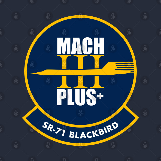 SR-71 Blackbird (Front & Back logo) by TCP