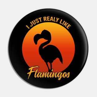 i just really like flamingos Pin