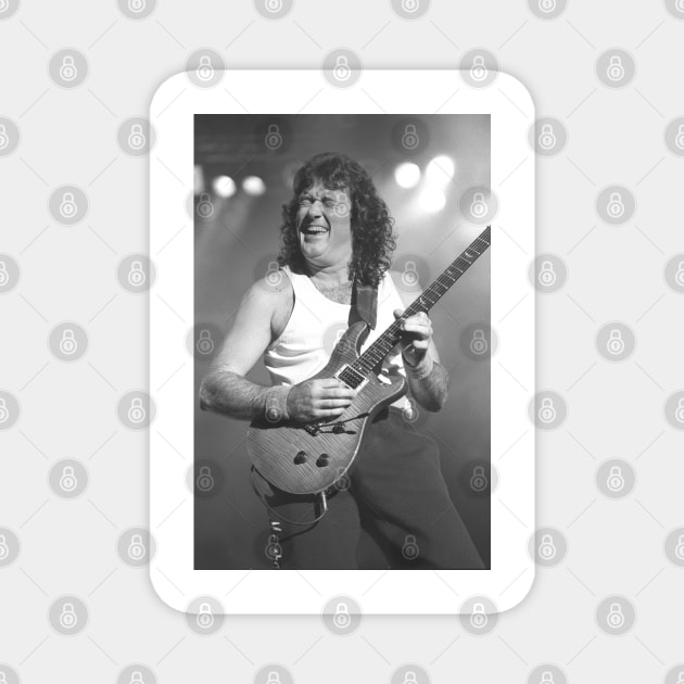 Dave Colwell Bad Company BW Photograph Magnet by Concert Photos