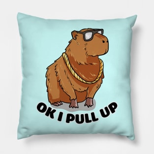 cool capybara Pillow