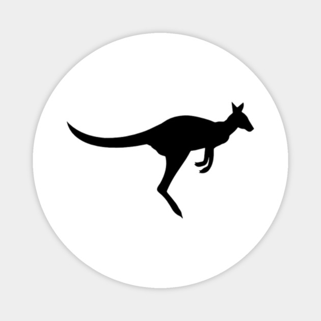 Vintage Australian Kangaroo Black Silhouette Vacation Cool Gift Animal Keepsake Men Women Kids Funny Magnet Teepublic