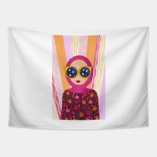 Super Star Girl Tapestry