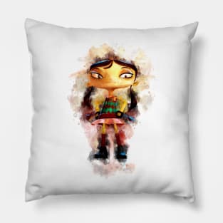 Lili - Psychonauts 2 (Watercolor) Pillow