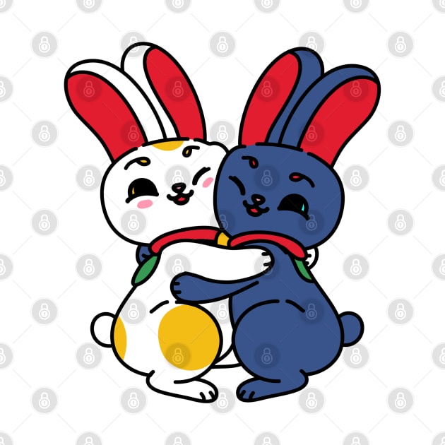 Lucky BunnyHug by BadAz Collectibles